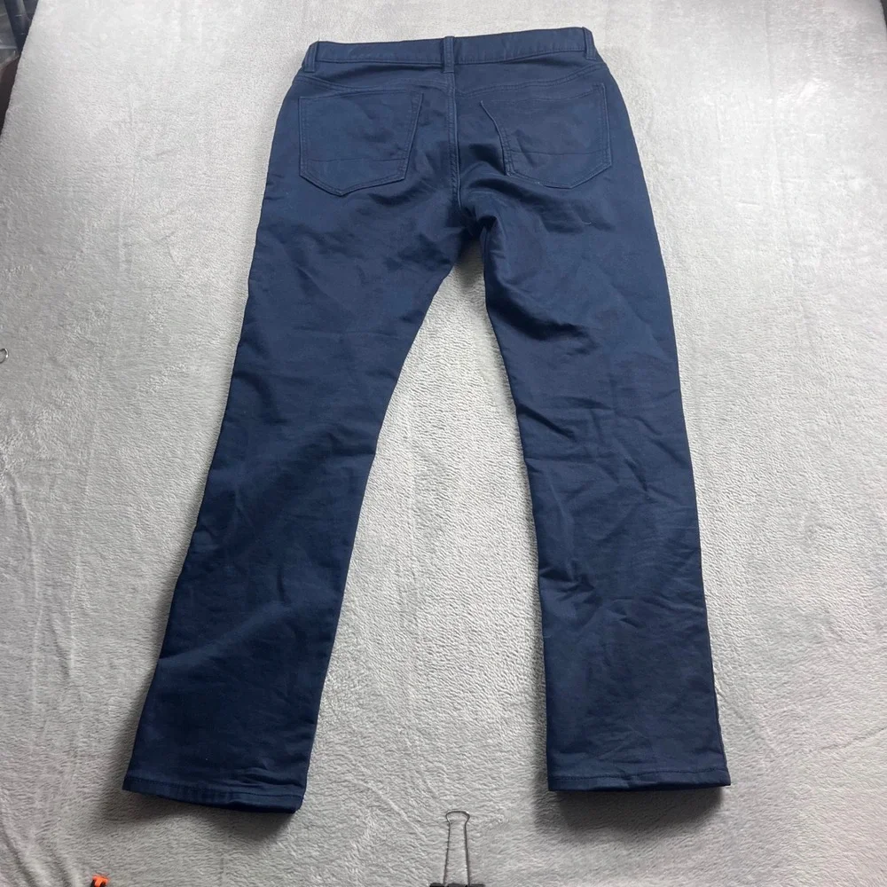 Banana Republic‎ Travel Jean Mens 31x30 Slim Fit Navy Blue 5-Pocket Chino Pants